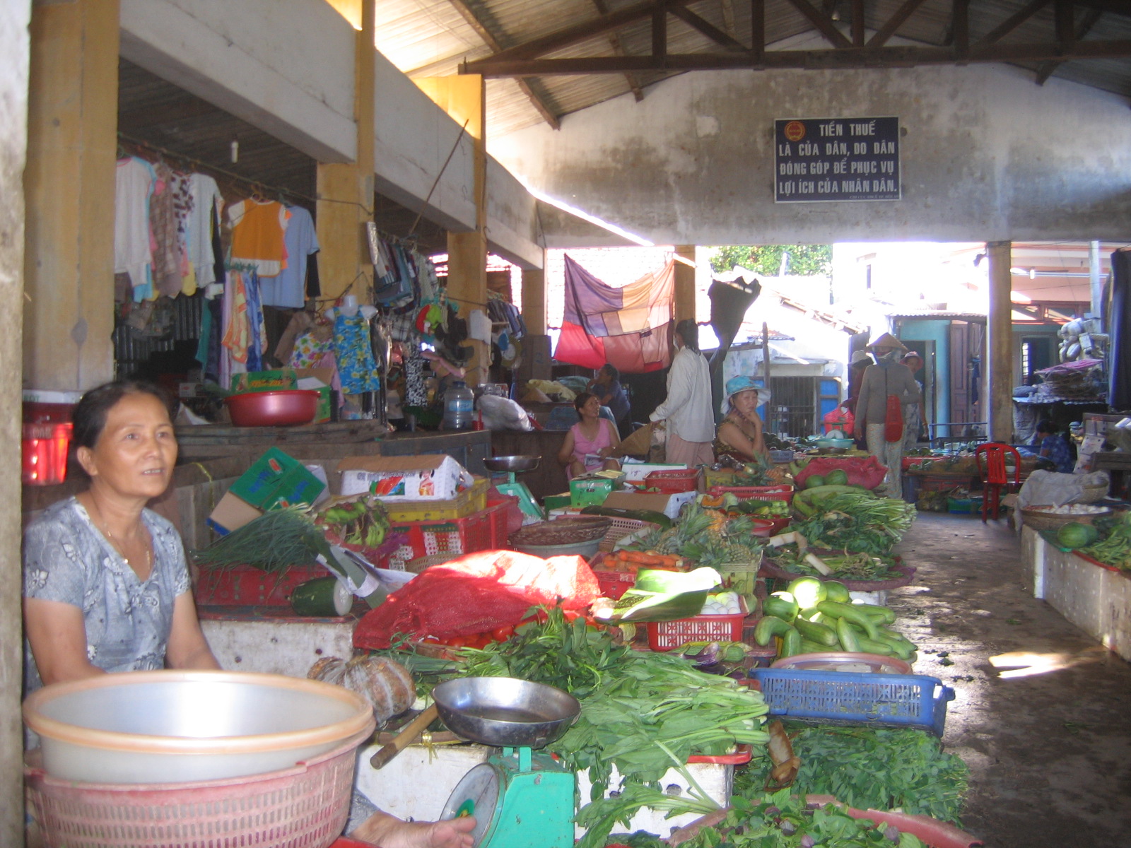 Một góc chợ Tân Hiệp